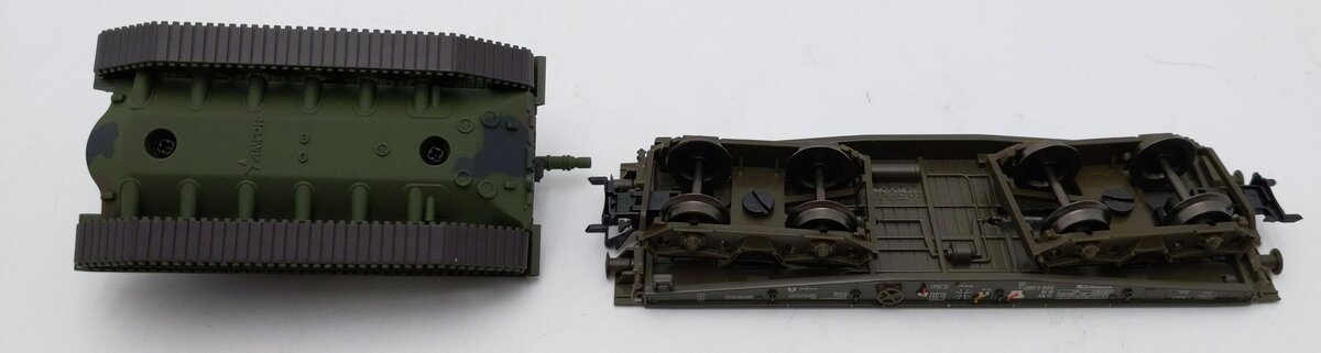 Marklin 48727 HO Scale Flatcar with M 48 G Combat Tank LN/Box