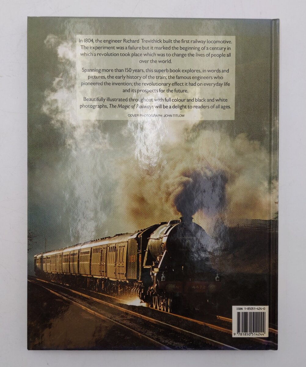 The Magic of Railways Hardcover Book By Sydney Wood EX