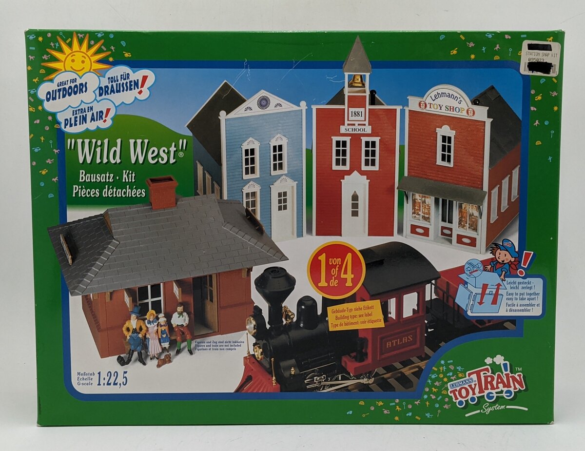 LGB 95023 G Scale ToyTrain Wild West Train Depot Kit LN/Box
