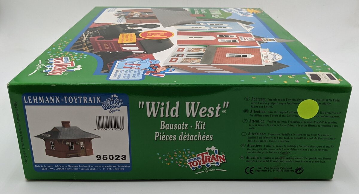 LGB 95023 G Scale ToyTrain Wild West Train Depot Kit LN/Box