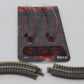 Rokuhan R010 Z Gauge Classic Track Curved Track R95mm 45 Degree (Pack of 4) LN/Box