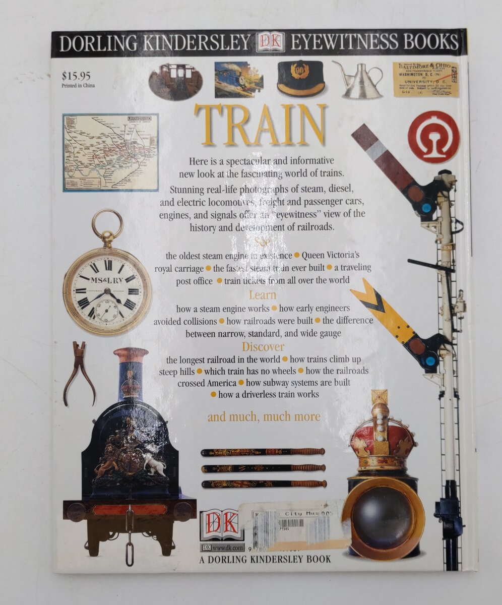 Eyewitness: Train  Hardcover Book By John Coiley EX