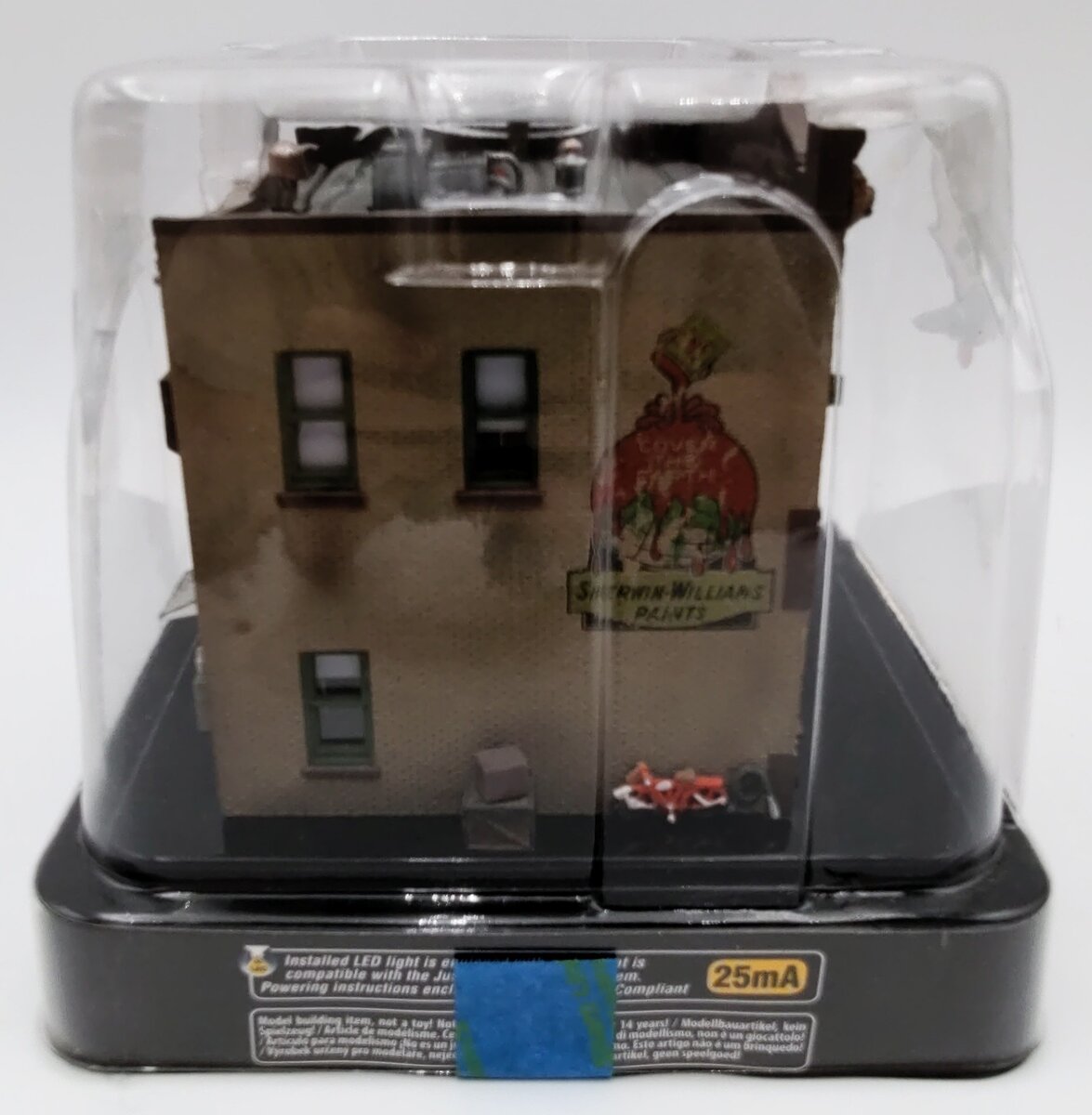 Woodland Scenics BR5053 HO Built-&-Ready Dugan's Paint Store Building VG/Box