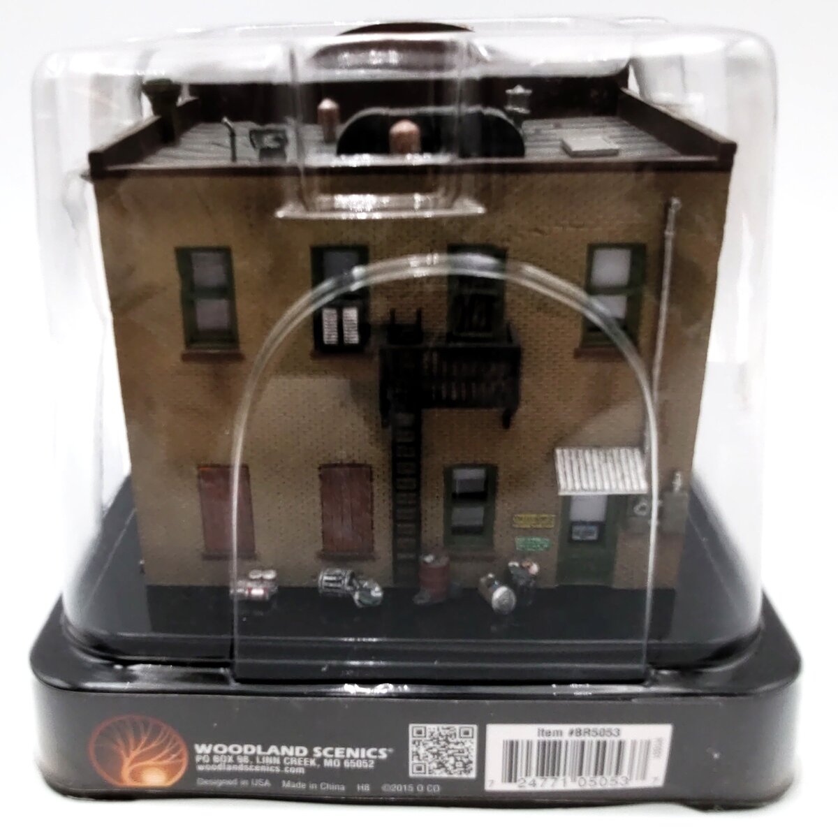 Woodland Scenics BR5053 HO Built-&-Ready Dugan's Paint Store Building VG/Box