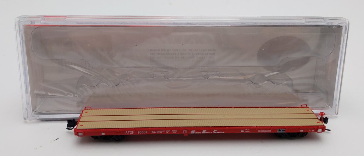 InterMountain 66403-08 N Scale ATSF Super Shock Control Flatcar #95334 LN/Box