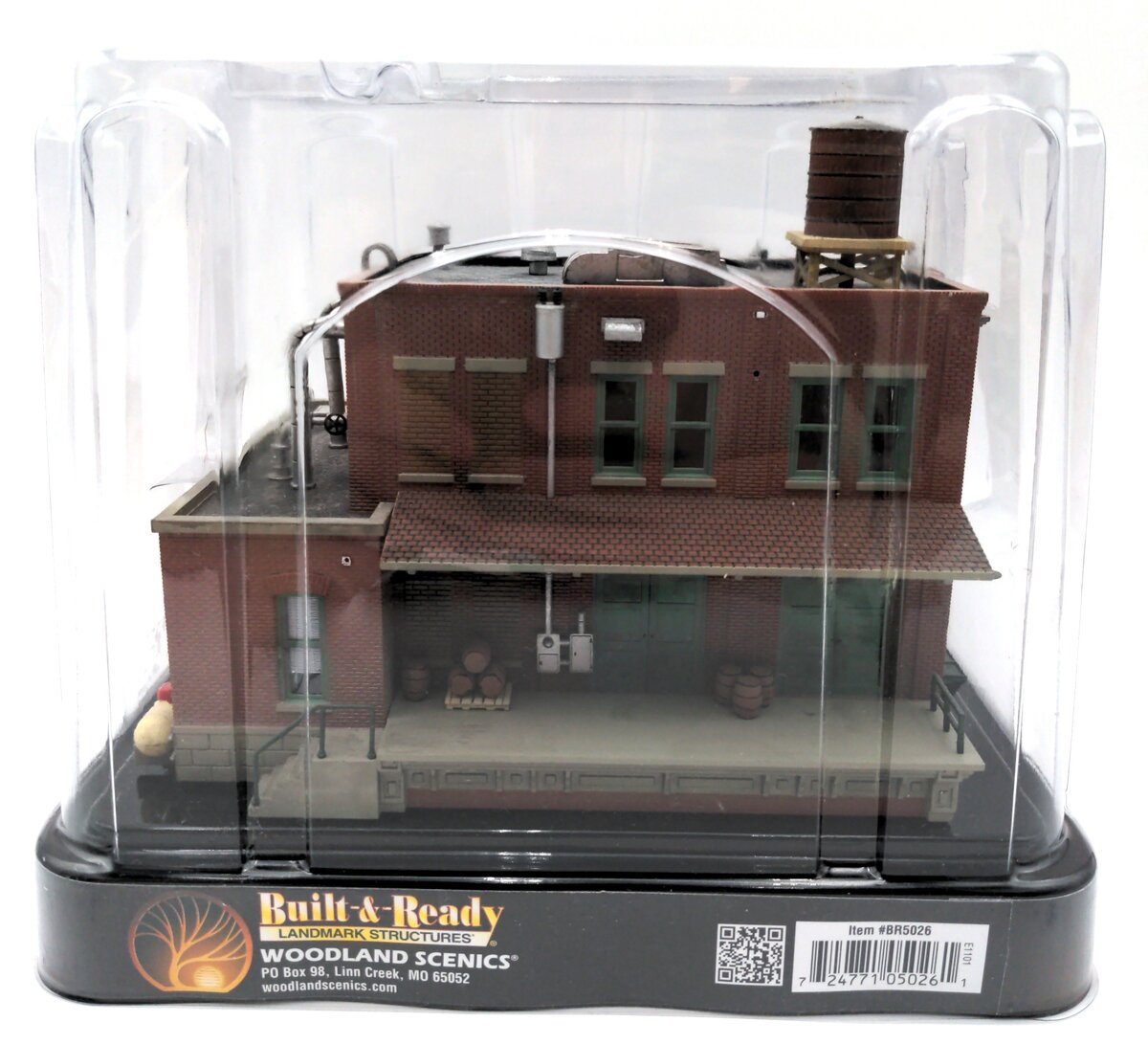 Woodland Scenics BR5026 HO Built-&-Ready Clyde & Dale's Barrel Factory Building VG/Box