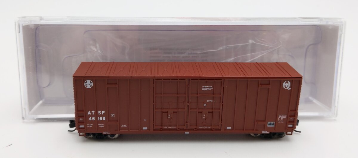 InterMountain 6133003-04 N Scale ATSF Double Door Boxcar #46169 LN/Box