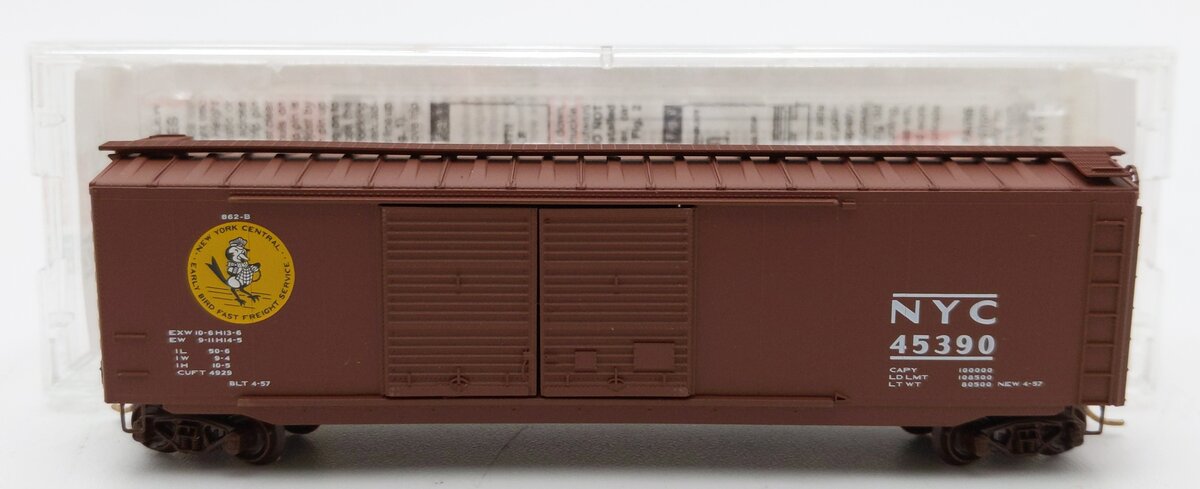 Micro-Trains 03400220 N Scale NYC 50' Standard Double Door Boxcar #45390 LN/Box