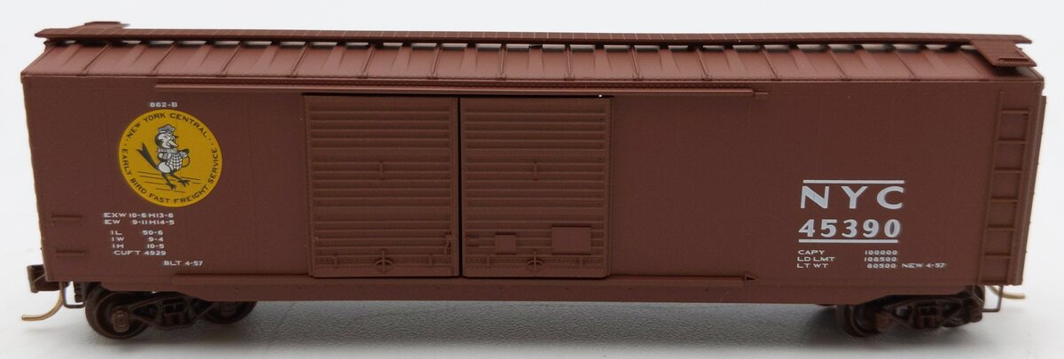 Micro-Trains 03400220 N Scale NYC 50' Standard Double Door Boxcar #45390 LN/Box