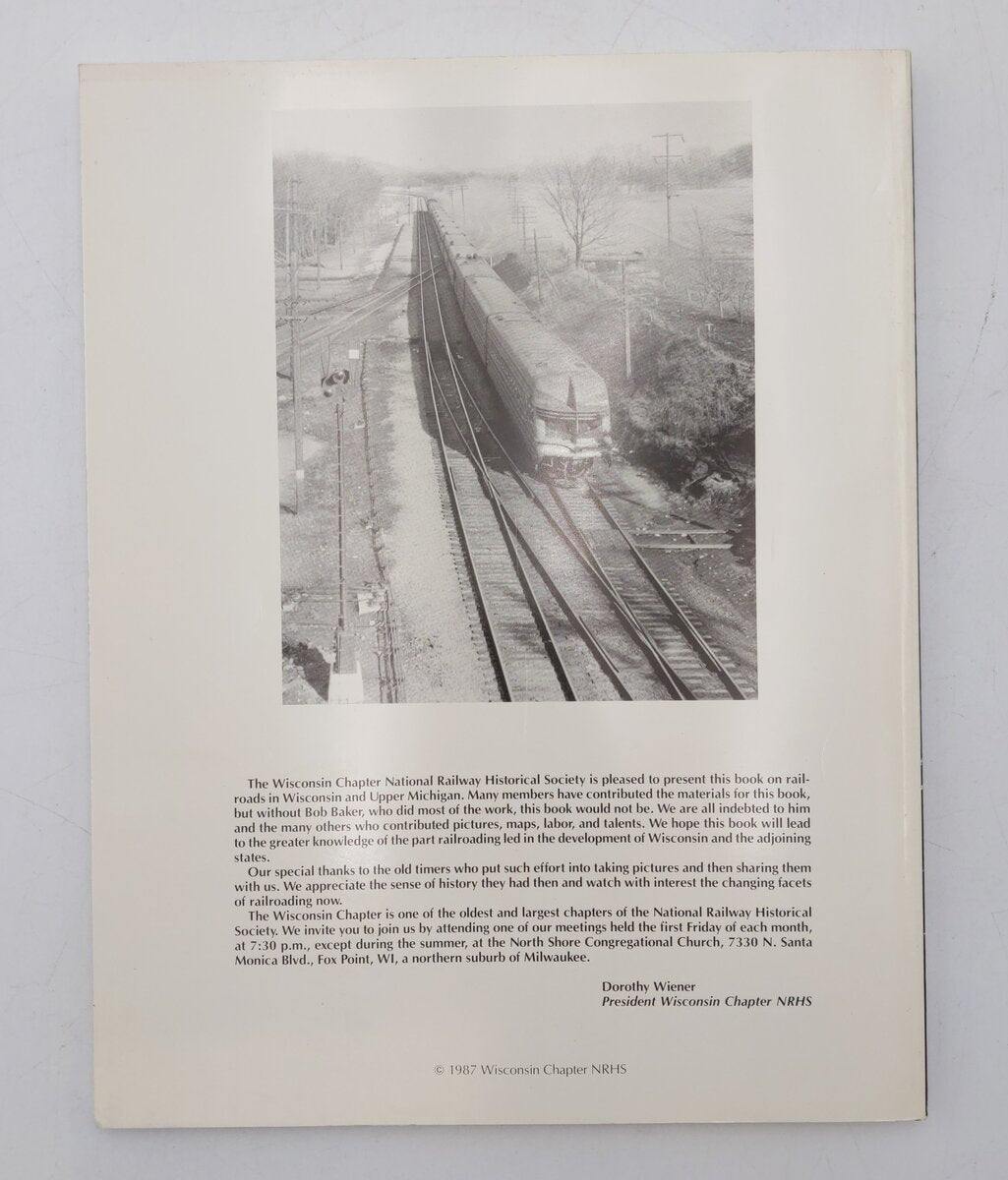 Wisconsin Rails Paperback Book By Bob Baker EX