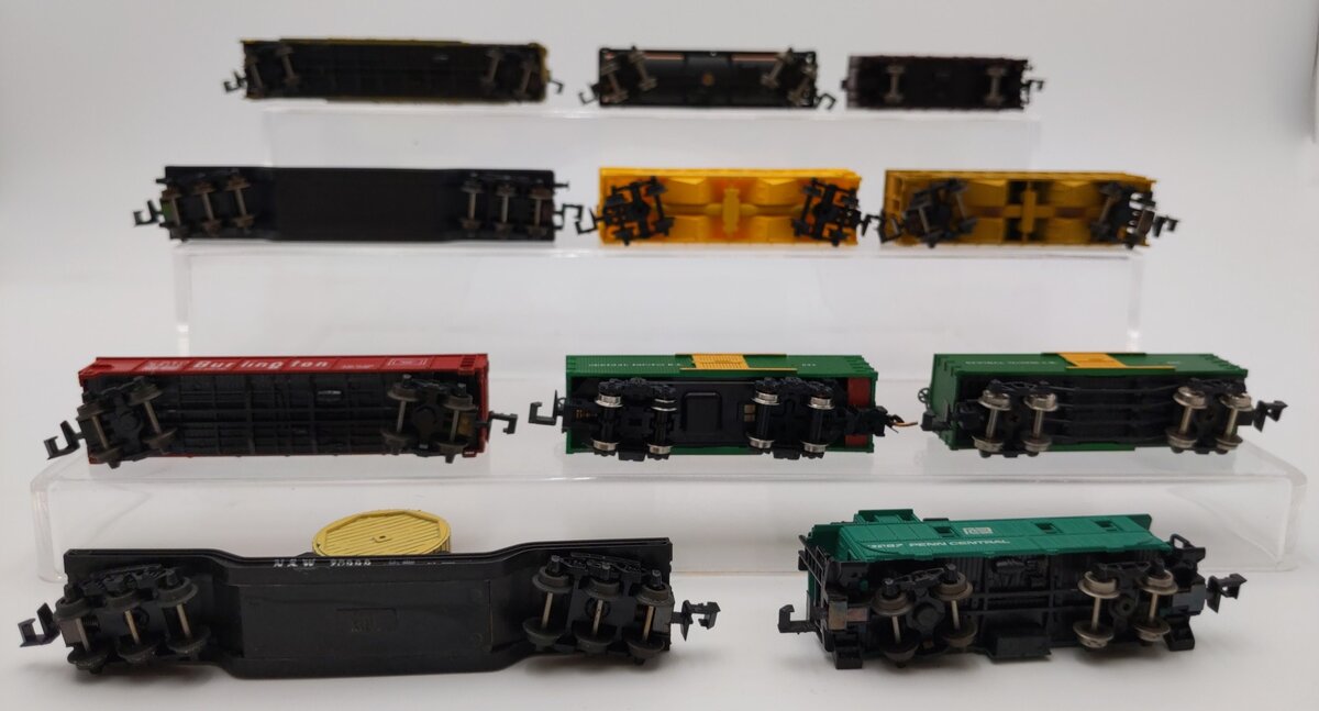 N Scale Freight Cars: 70999, 152705, 6631, 6671, 83116, 224, 69502, 3287 [11] EX