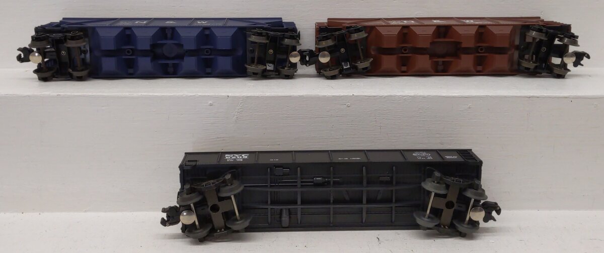 Lionel O Gauge Assorted Hooper Cars & Gondola Car: #9135,9111; & #6209 [3] EX