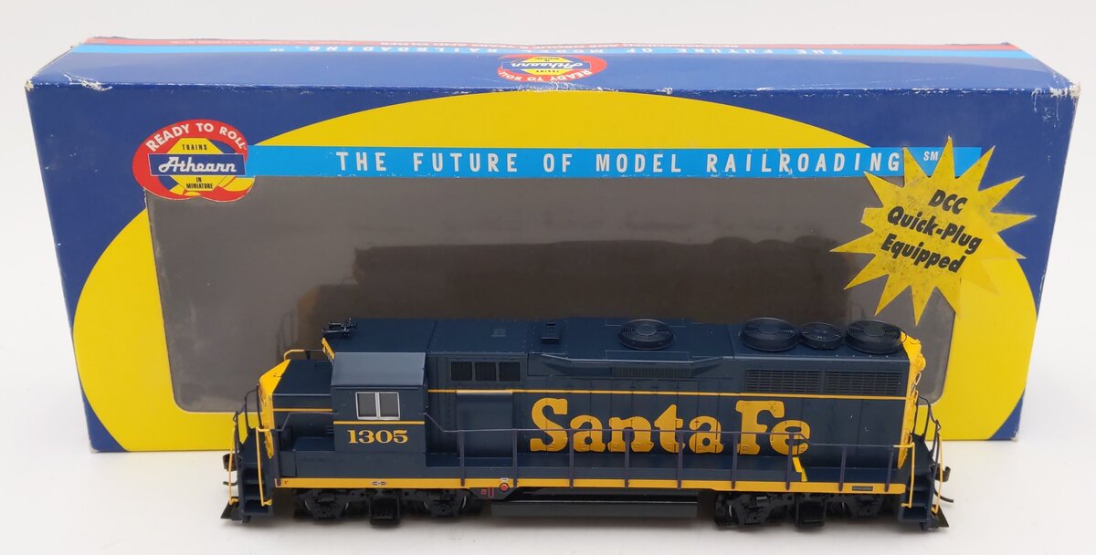 Athearn 91701 HO Scale Santa Fe EMD GP35 Diesel Locomotive #1305 EX/Box