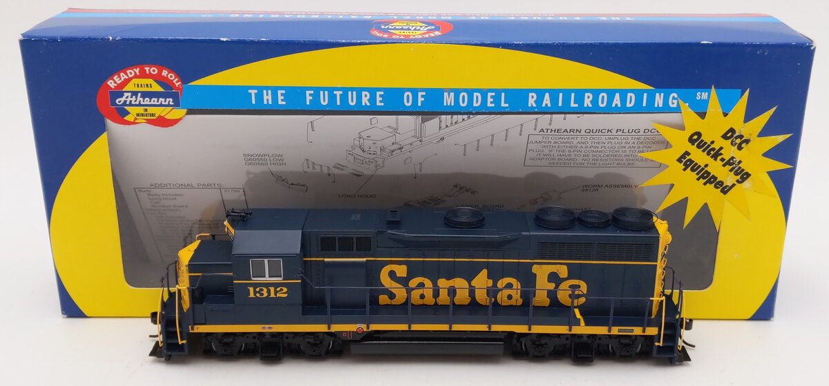 Athearn 91702 HO Scale Santa Fe EMD GP35 Diesel Locomotive #1312 EX/Box