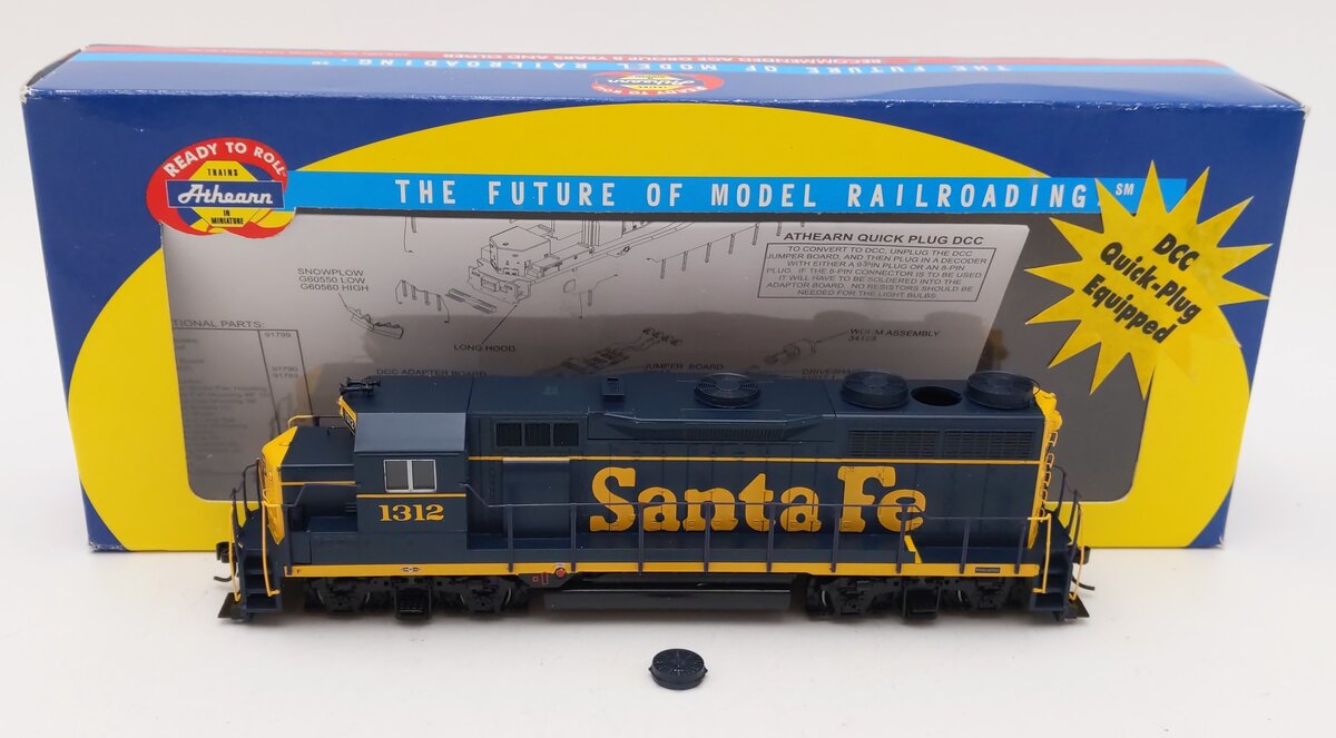 Athearn 91702 HO Scale Santa Fe EMD GP35 Diesel Locomotive #1312 EX/Box