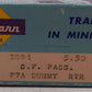 Athearn 3001 HO Santa Fe F-7 A Unit Dummy Diesel Locomotive EX/Box