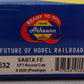 Athearn 91532 HO Santa Fe Pinstripe CF-7 Round Cab Diesel Locomotive #2630 EX/Box