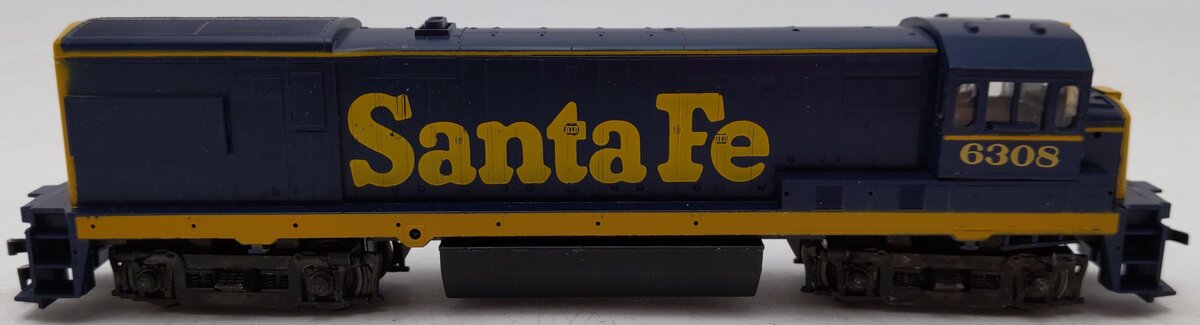 Athearn 3443 HO Santa Fe U30B PWR Diesel Locomotive #6308 EX/Box