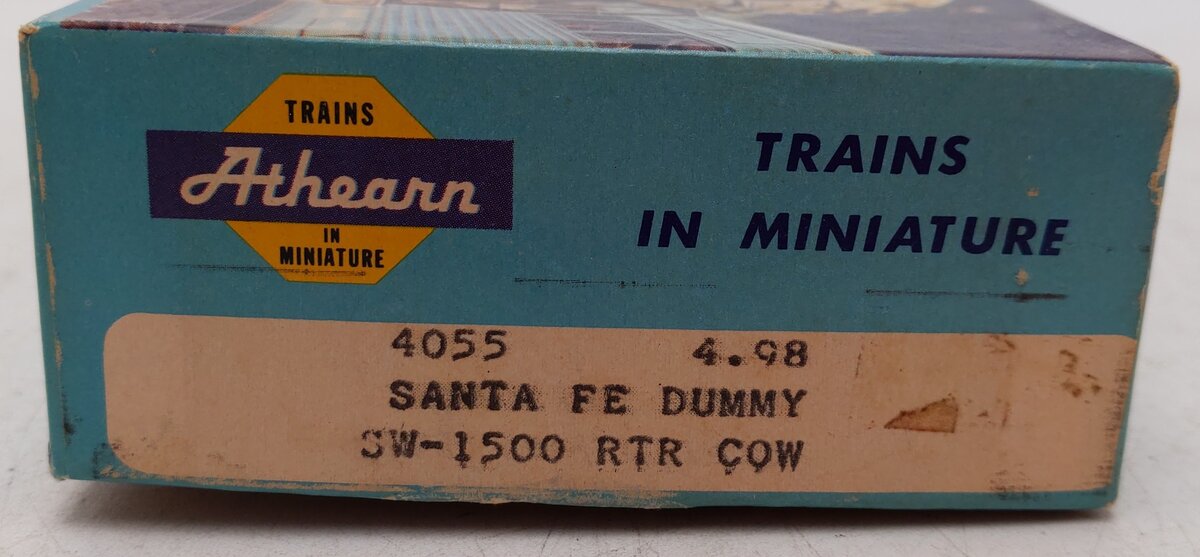 Athearn 4055 HO Santa Fe Dummy Diesel Switcher #2418 EX/Box