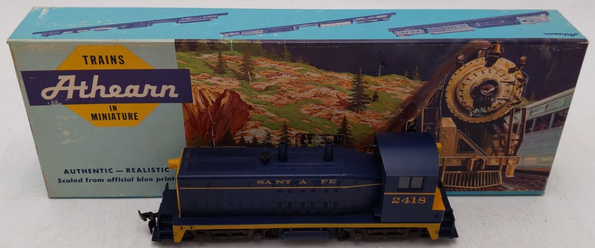 Athearn 4055 HO Santa Fe Dummy Diesel Switcher #2418 EX/Box