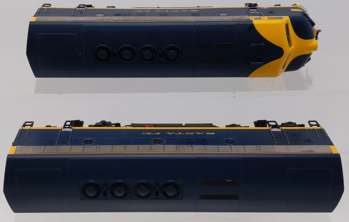 Athearn G2502B HO Scale ATSF F3 AB Freight Diesel Locomotive Set EX/Box