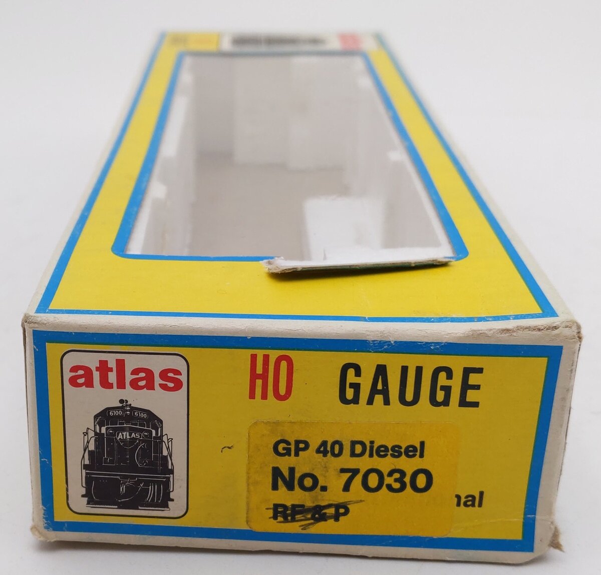 Atlas 7030 HO Scale RF&P GP-40 Diesel Locomotive #125 EX/Box