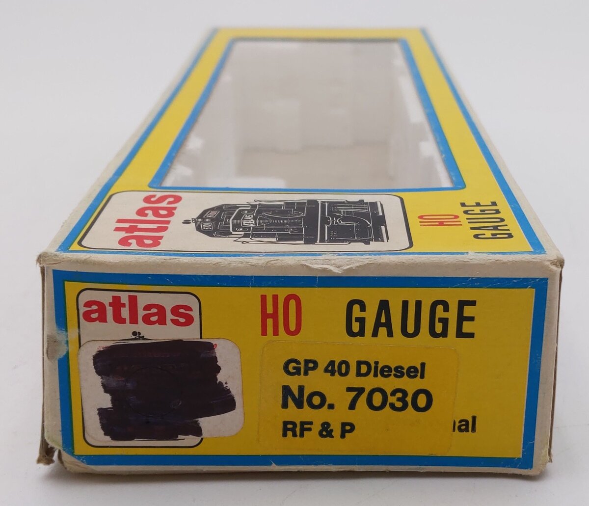 Atlas 7030 HO Scale RF&P GP-40 Diesel Locomotive #125 EX/Box