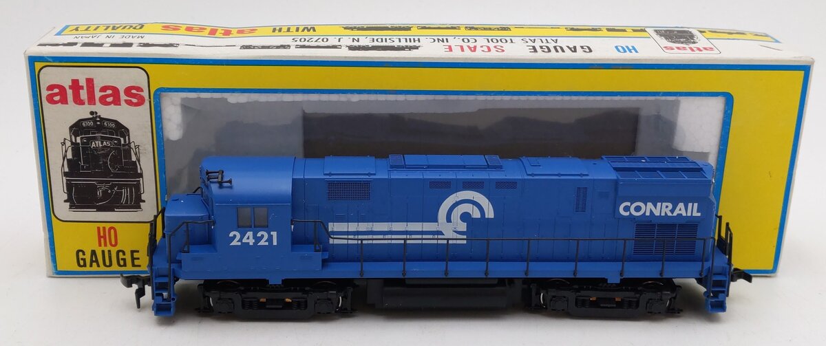 Atlas 8037 HO Conrail Alco C-425 Diesel Locomotive #2421 EX/Box