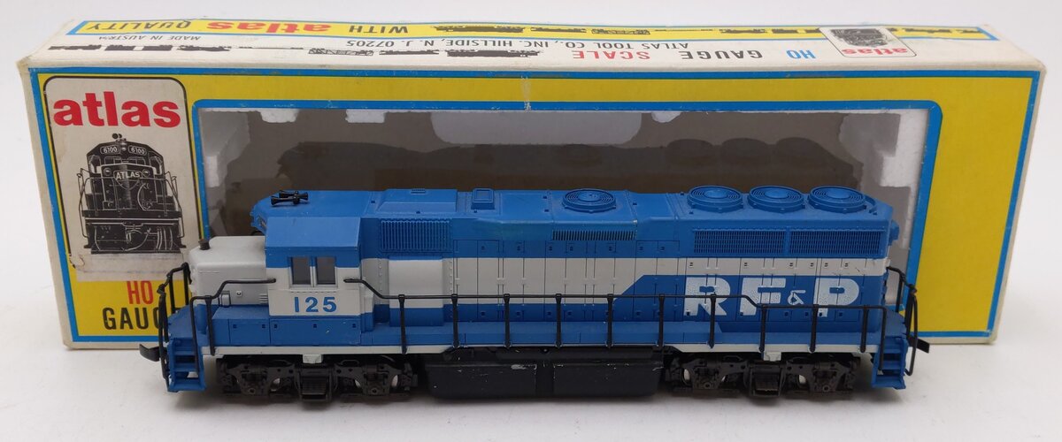Atlas 7030 HO Scale RF&P GP-40 Diesel Locomotive #125 EX/Box