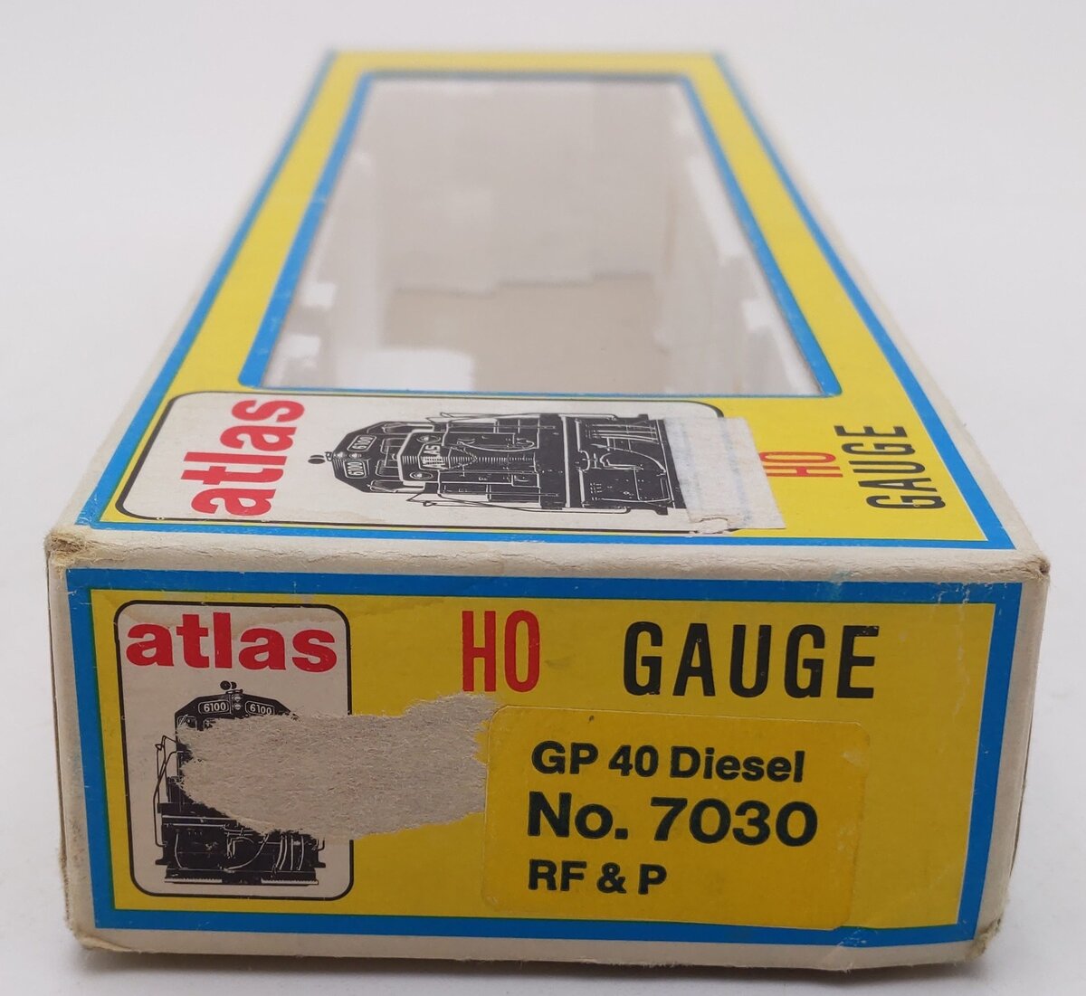 Atlas 7030 HO Scale RF&P GP-40 Diesel Locomotive #125 EX/Box