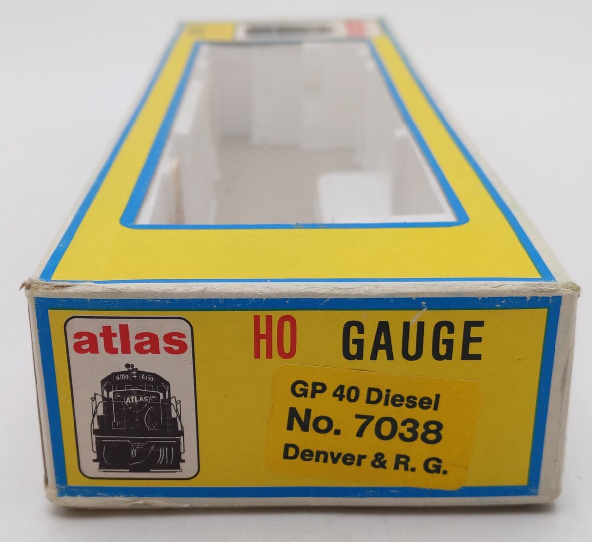 Atlas 7038 HO Scale Rio Grande GP40 Powered Diesel Locomotive #3084 EX/Box