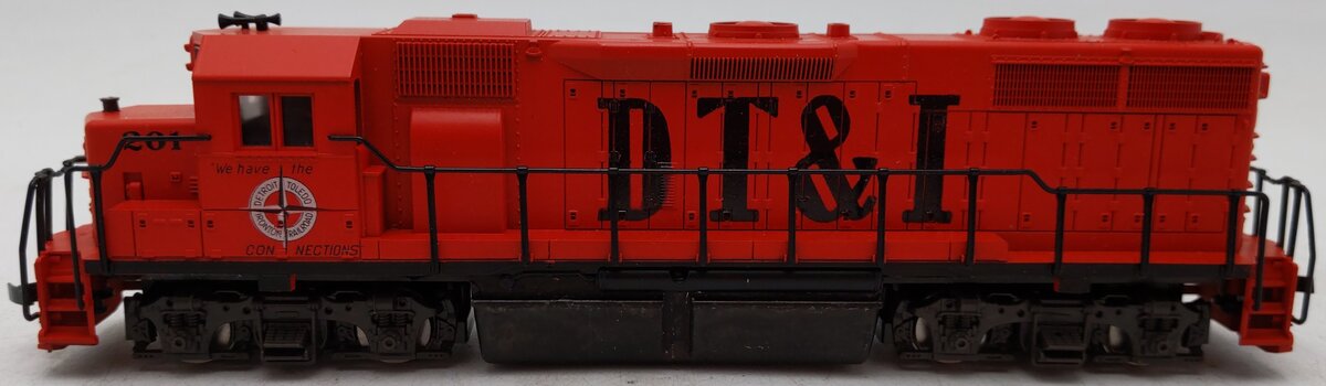 Atlas 7065 HO Scale Detroit, Toledo & Ironton GP-38 Diesel Engine #201 EX/Box
