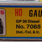 Atlas 7065 HO Scale Detroit, Toledo & Ironton GP-38 Diesel Engine #201 EX/Box
