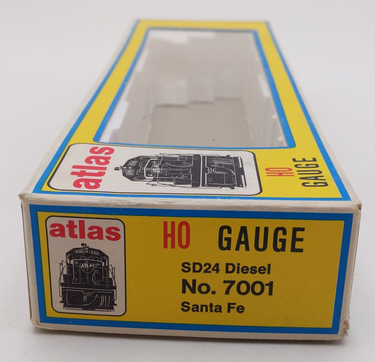 Atlas 7001 HO Santa Fe SD24 Diesel Locomotive #979 VG/Box