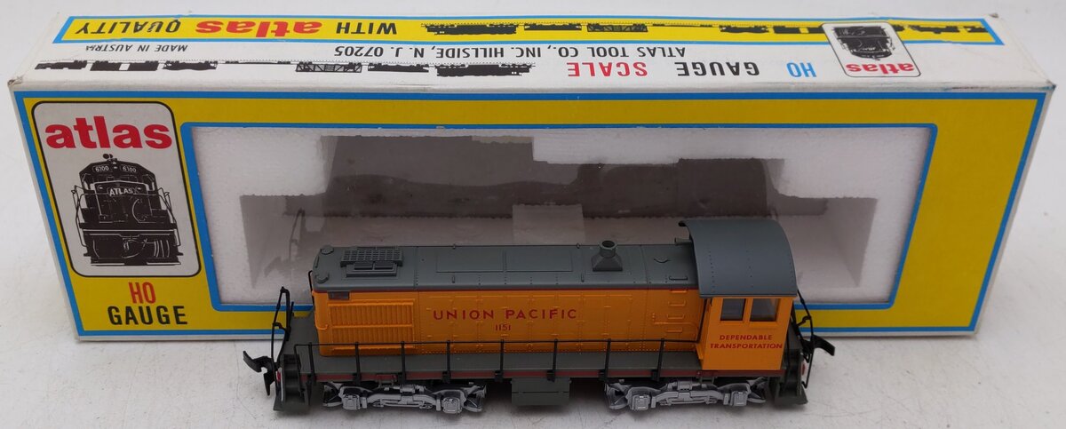 Atlas 8072 HO Union Pacific Alco S-2 Powered Diesel Locomotive #1151 EX/Box
