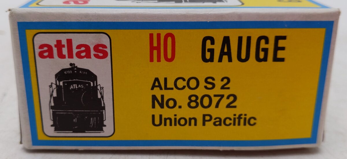Atlas 8072 HO Union Pacific Alco S-2 Powered Diesel Locomotive #1151 EX/Box