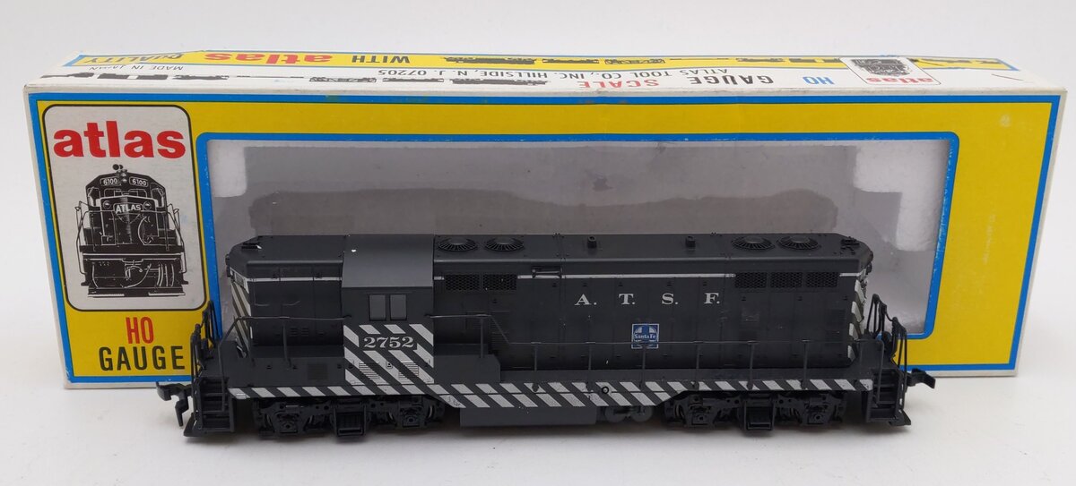 Atlas 8205 HO Scale Santa Fe EMD GP7 Diesel Locomotive #2752 EX/Box