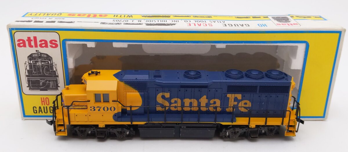 Atlas 7031 HO Santa Fe GP40 Diesel Locomotive #3700 EX/Box