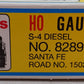 Atlas 8289 HO Scale Santa Fe S-4 Diesel Locomotive #1502 EX/Box