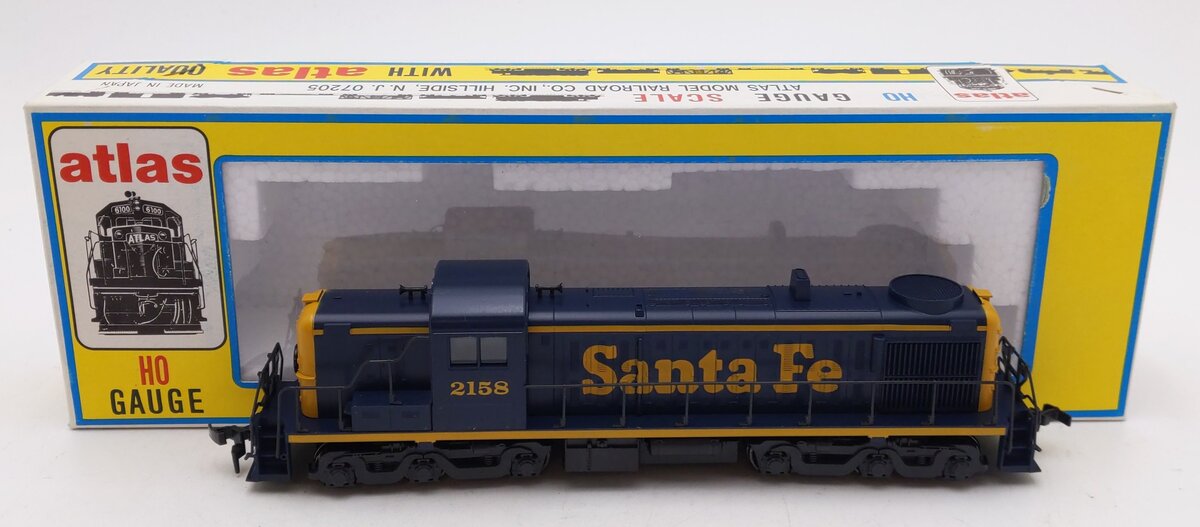Atlas 8173 HO Scale Santa Fe RSD4/5 Diesel Locomotive #2158 EX/Box
