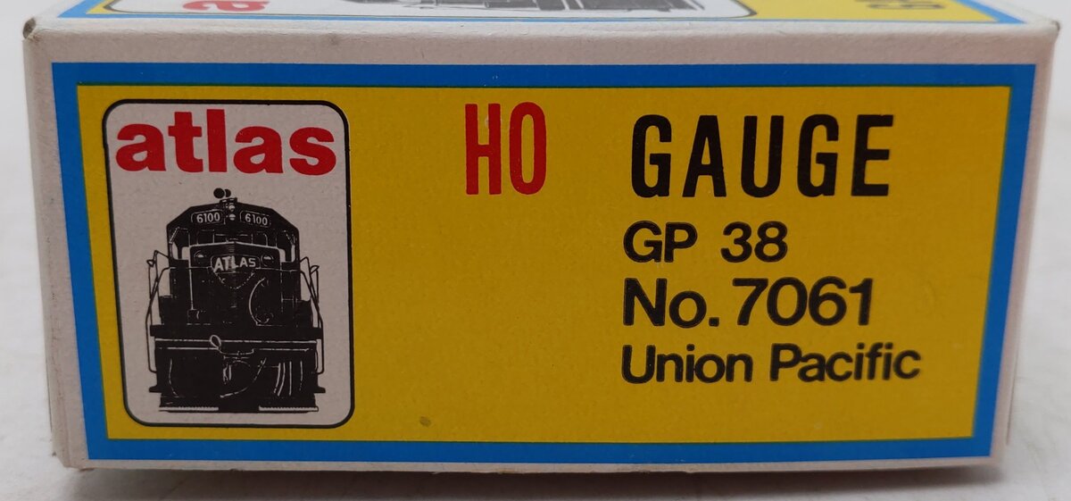 Atlas 7061 HO Union Pacific GP 38 Diesel Locomotive #2048 EX/Box