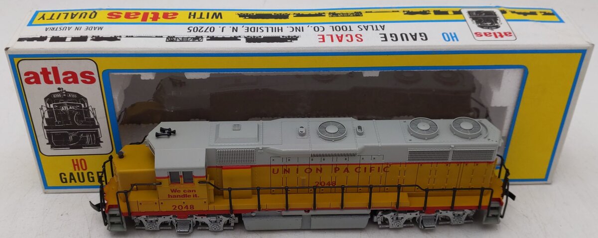 Atlas 7061 HO Union Pacific GP 38 Diesel Locomotive #2048 EX/Box