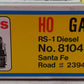 Atlas 8104 HO Santa Fe RS-1 Diesel Engine #2394 EX/Box