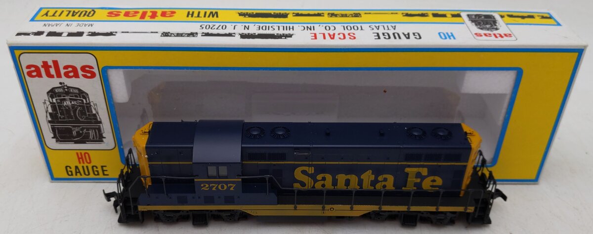 Atlas 8244 HO Scale 8244 Santa Fe GP-7 Diesel Locomotive #2707 EX/Box