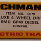 Bachmann 0579 HO Conrail Deluxe 4-Wheel Drive EMD GP40 Diesel Locomotive EX/Box