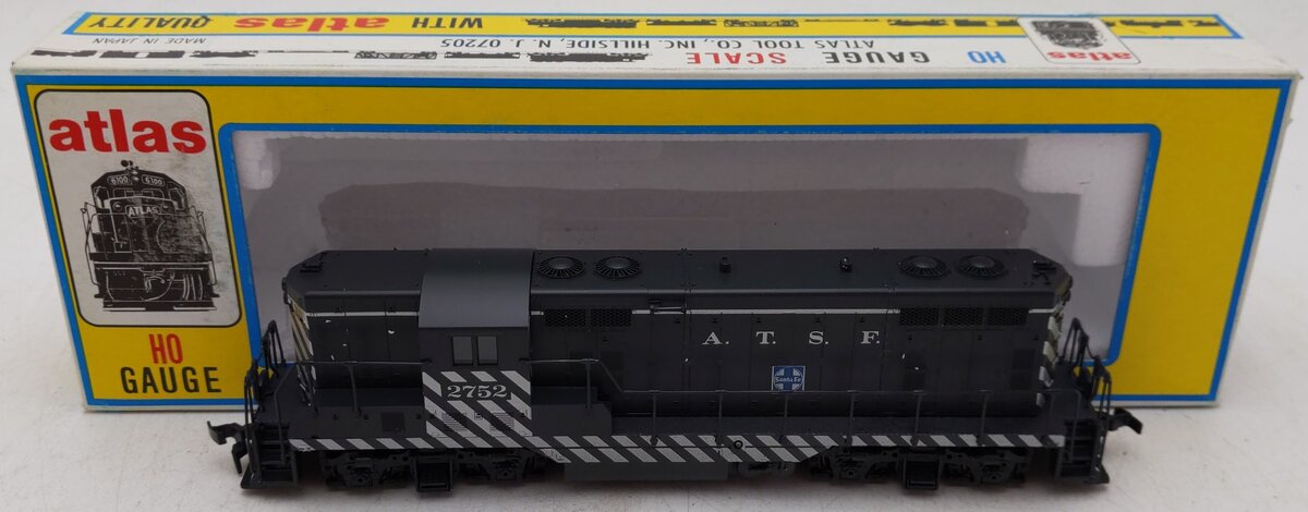 Atlas 8205 HO Scale Santa Fe EMD GP7 Diesel Locomotive #2752 EX/Box