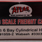 Atlas 1959-2 HO Scale Wabash Cylindrical Hopper #33031 EX/Box