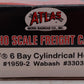 Atlas 1959-2 HO Scale Wabash Cylindrical Hopper #33031 EX/Box