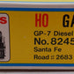 Atlas 8245 HO Scale GP-7 Santa Fe Diesel Locomotive # 2683 EX/Box