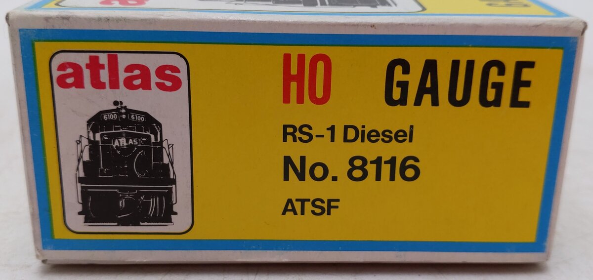 Atlas 8116 HO Scale A.T.S.F. Santa Fe RS-1 Diesel Locomotive #2399 EX/Box